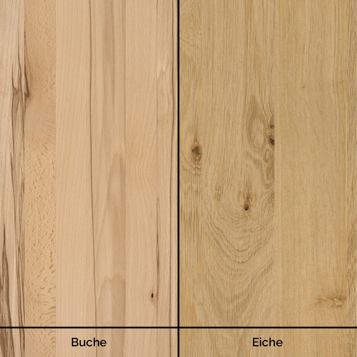 Stapel Hocker 'Stack' aus Massivholz | in Buche roh | Handarbeit aus Südtirol