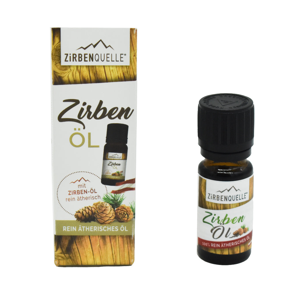 ZQ Zirben-Öl | 2er-Set | 10ml | Zirbenquelle