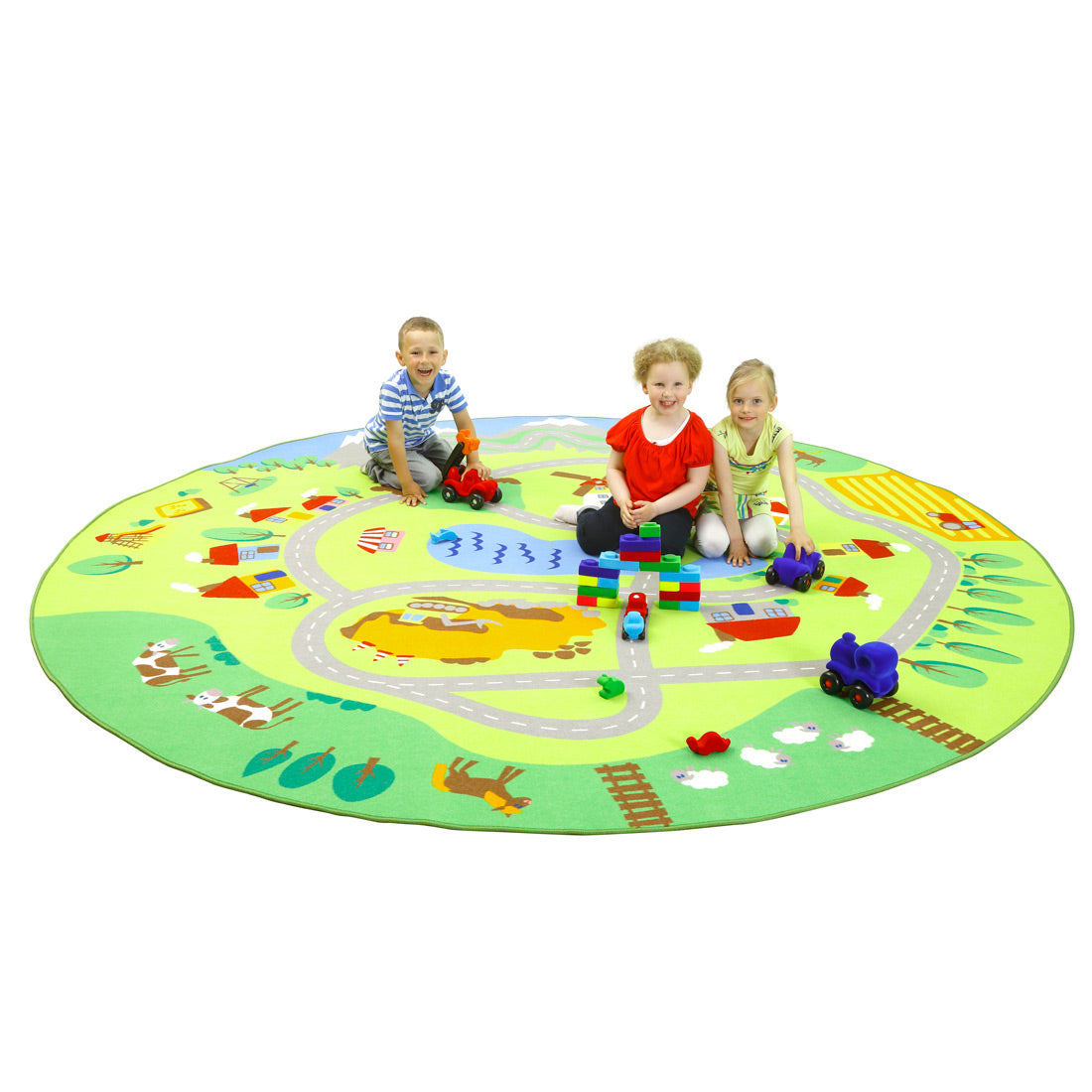 Teppich 'Stadt-Land-Fluss' | DM 3 m