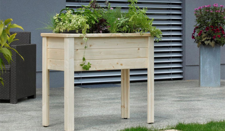 Kräuterhochbeet  'Herb' - aus massiver Gebirgsfichte