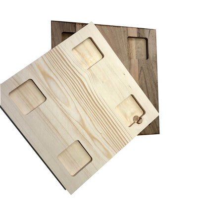 Zirben Wandpaneele 'Wall of Shine' - 33 x 33 cm | Schallregulierung
