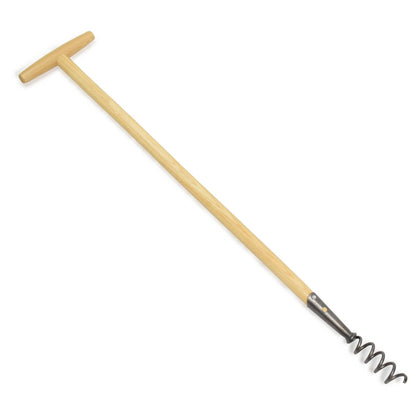 Löwenzahnzieher 'Krafts' - handgeschmiedet 80 cm Eschenholzstiel