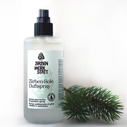 Zirben-Sole-Spray naturrein - in edler Glasflasche 30 ml
