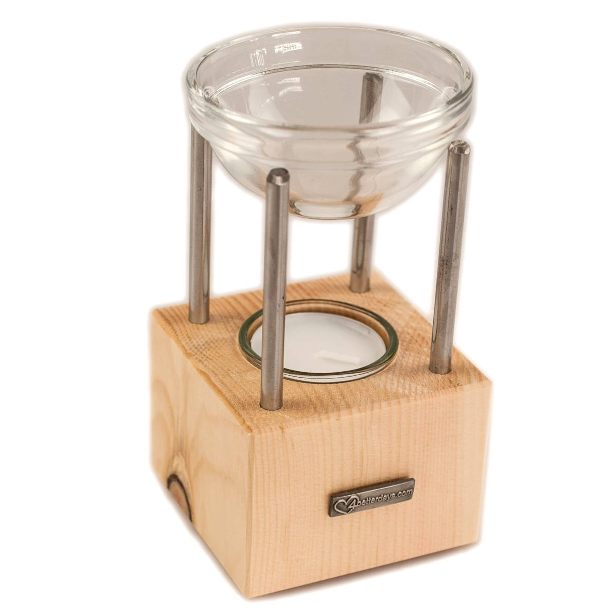 Duftlampe aus Zirbe 'Pine Fragrance' | 25 g Weihrauch im Sackerl