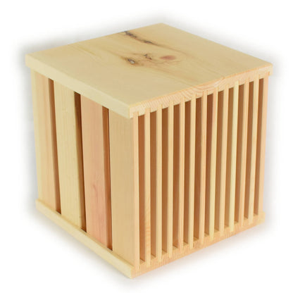 Duftwürfel aus Zirbenholz  - 'Alpina's Box' | 10 x 10 x 10 cm