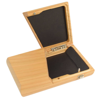 Visitenkartenetui aus edlem Holz - 'Card Case' kirsche lackiert