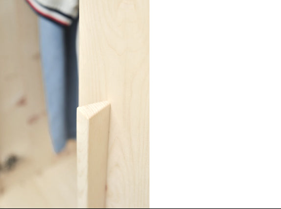 Schlafzimmerschrank in Zirbe und Fichte - 'Romeo & Juliet' - Zirbe