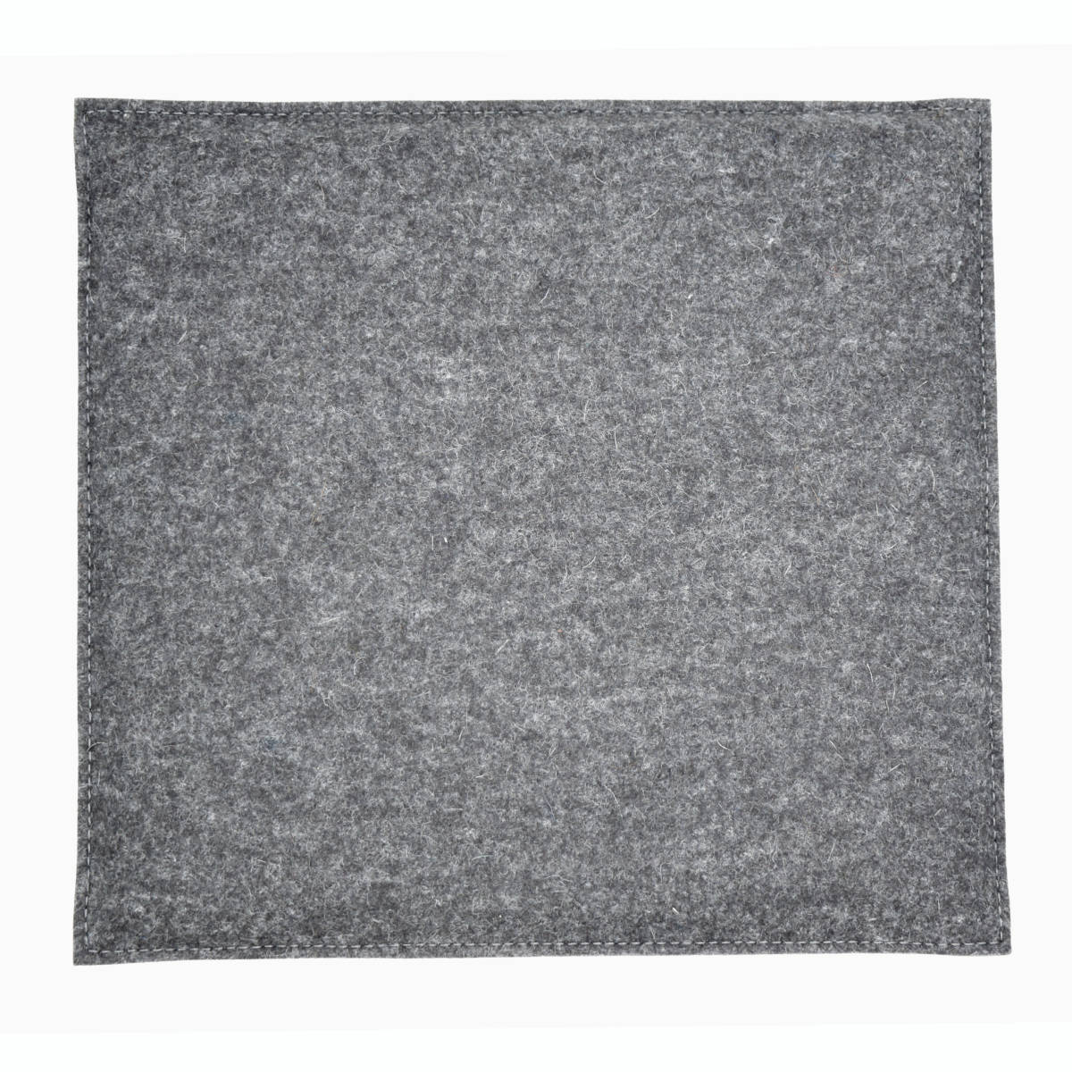 Stylisches Sitzkissen aus Filz mit Motiv ‘Cozy’ herz_hellgrau