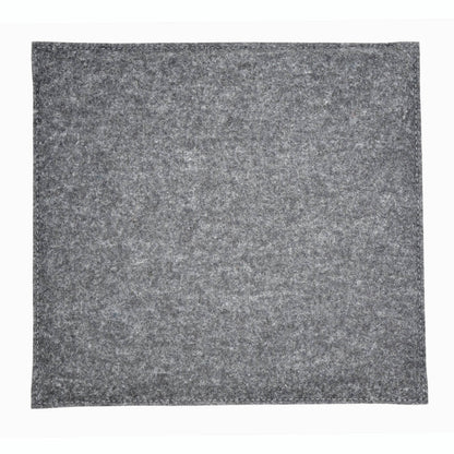 Stylisches Sitzkissen aus Filz mit Motiv ‘Cozy’ herz_hellgrau