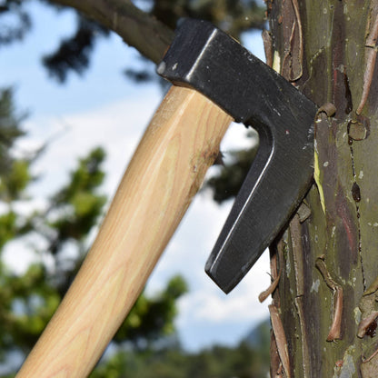 Handgeschmiedetes Gartenbeil 'Krafts'  38cm Stiel mit Schneideschutz Eschenholz