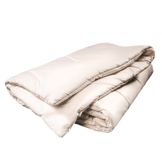 Alpaka Steppdecke Winter | 100 % Naturfaser 135x200 cm leicht