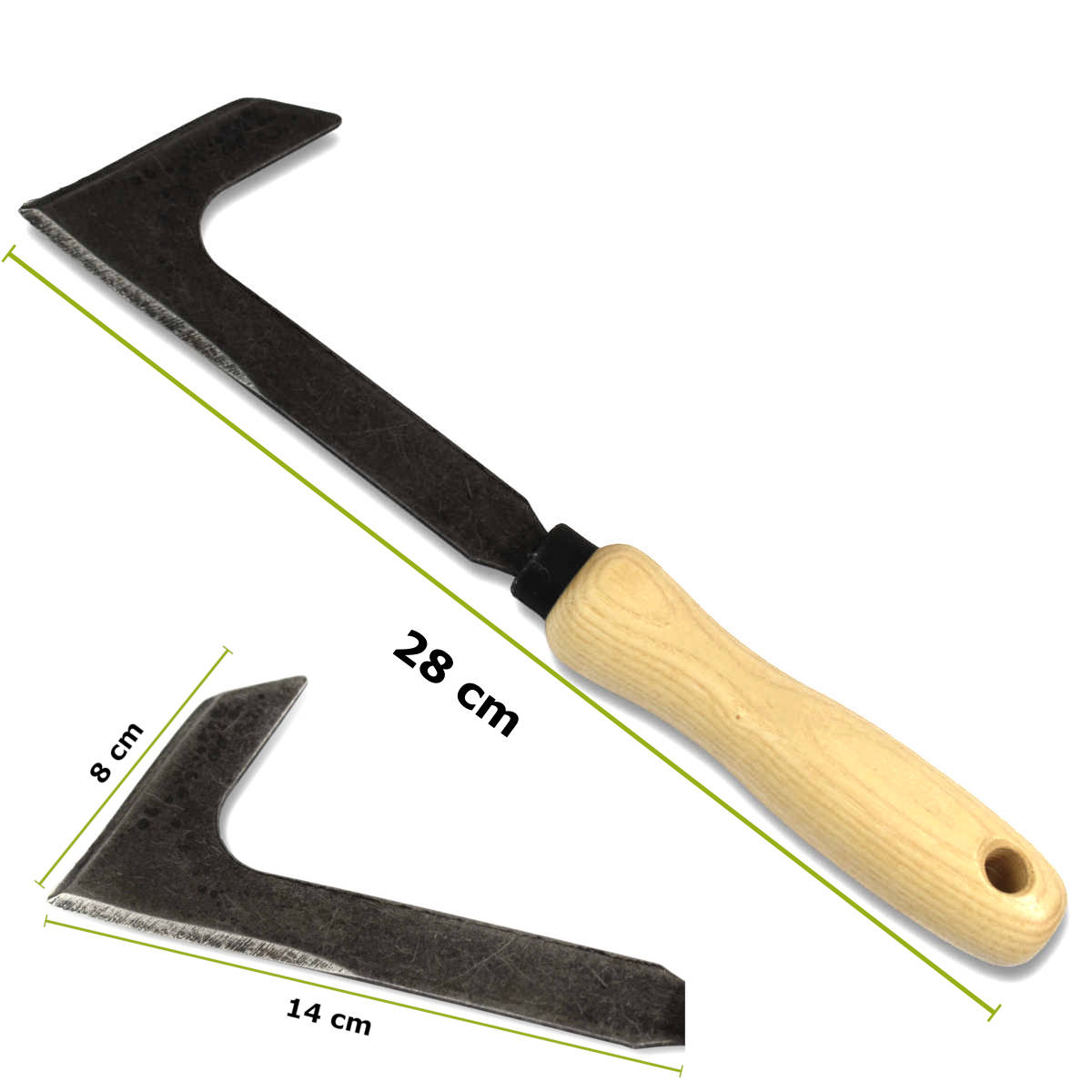 Fugenmesser 'Krafts' - handgeschmiedet 14cmgriff