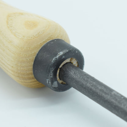 Fugenkratzer mit 14 cm ergonomischem Eschenholzstiel  Gewicht: 150 g - Handgeschmiedet in Deutschland