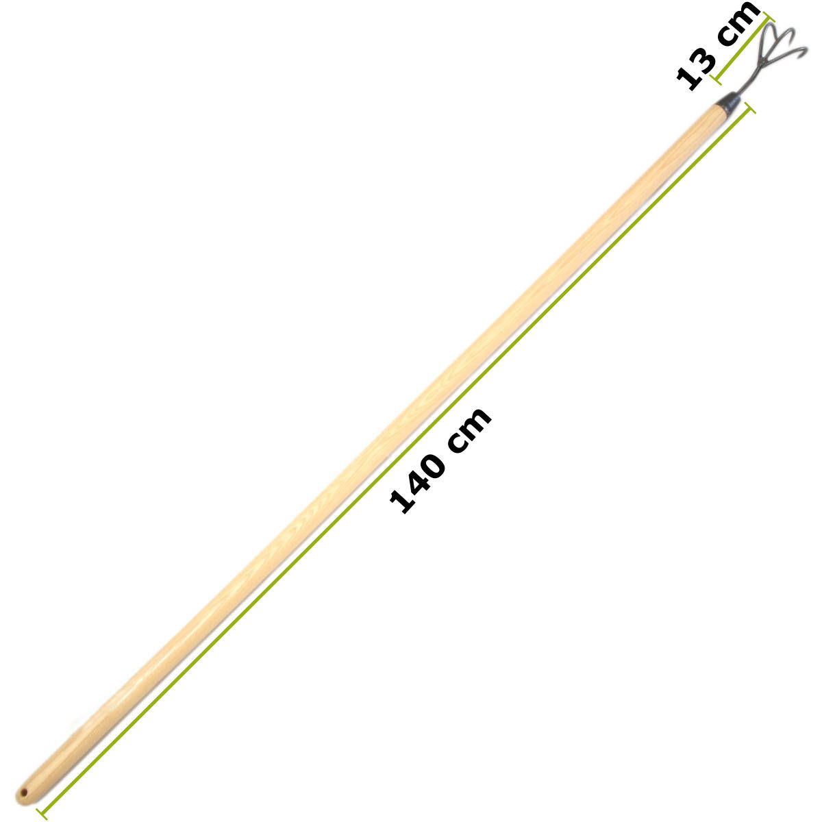 Gartengrubber 'Krafts' | 3 Zinken | 140 cm Eschengriff