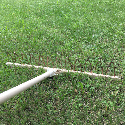 Stabiler und gleitfähiger Drahtbügelrechen Set 79 cm 13 Zinken | Handgemacht in Österreich