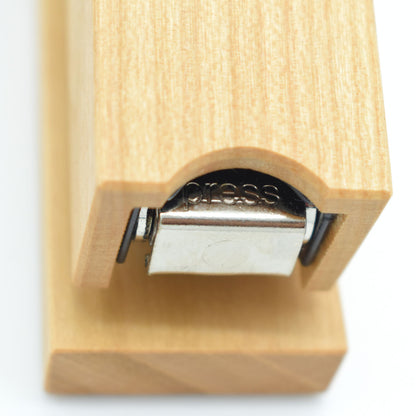 Hefter aus Holz in verschiedenen Variationen - 'Stapler' kirsche hefter