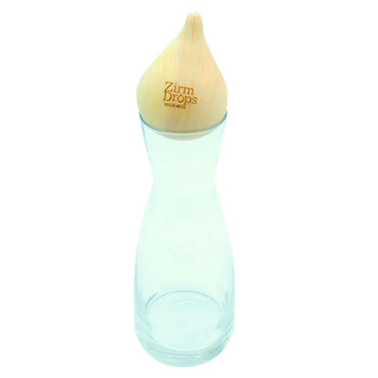 Karaffen Set mit Zirben Drop Art 'Style' 0,25l/0,5l/1l - 'Drop & Drink' 0.25 l