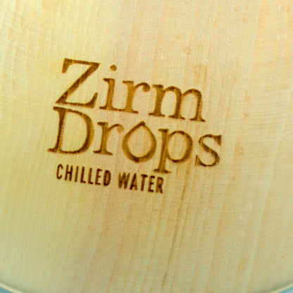 Karaffen Set mit Zirben Drop Art 'Style' 0,25l/0,5l/1l - 'Drop & Drink' 0.25 l