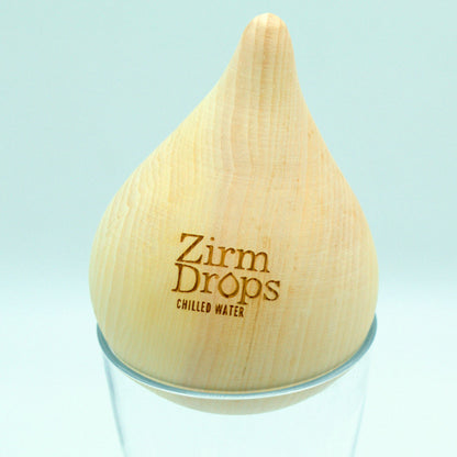 Karaffen Set mit Zirben Drop Art 'Style' 0,25l/0,5l/1l - 'Drop & Drink' 0.25 l