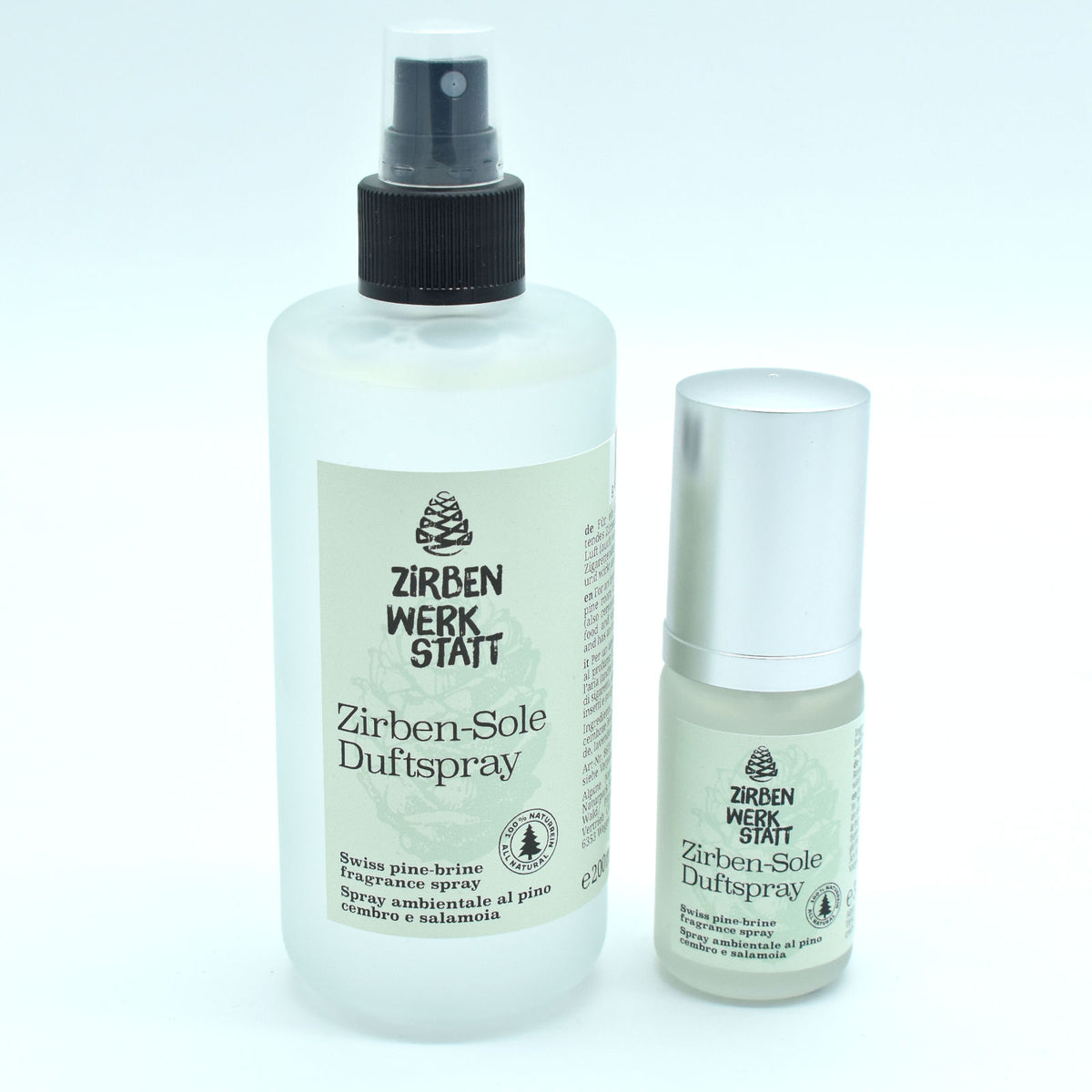 Zirben-Sole-Spray naturrein - in edler Glasflasche 30 ml