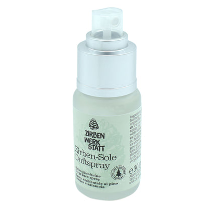 Zirben-Sole-Spray naturrein - in edler Glasflasche 30 ml