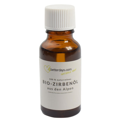 Reines Bio Zirbenöl | 100 % naturrein | 20 ml