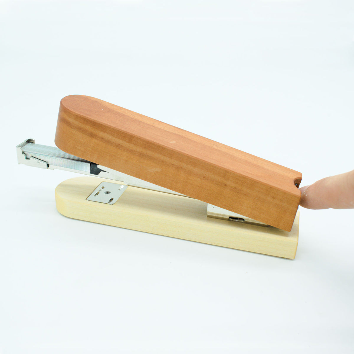 Hefter aus Holz in verschiedenen Variationen - 'Stapler' kirsche hefter