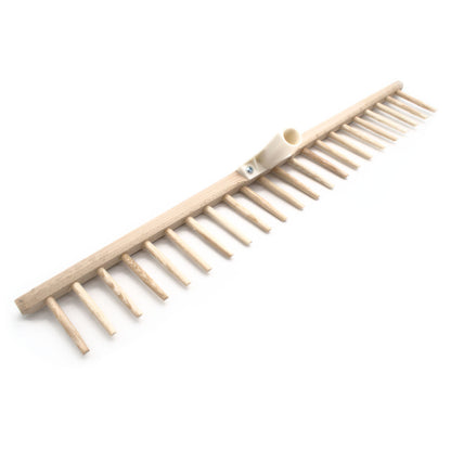 Heurechenhaupt mit Holzzinken |  79 cm Rechenhaupt mit 22 Zinken