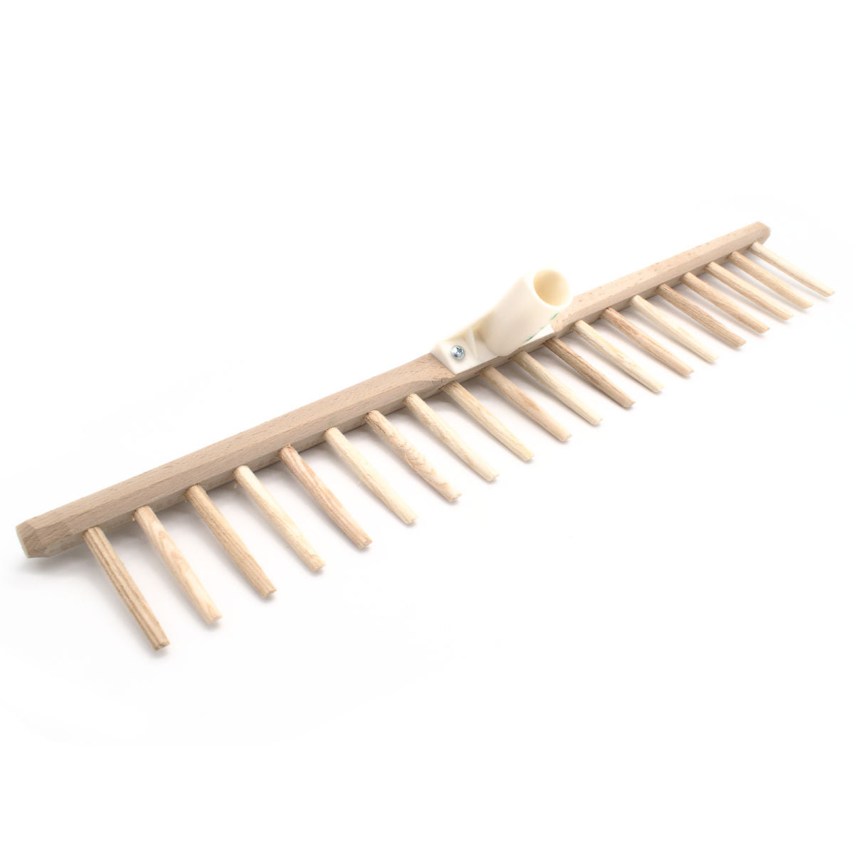 Heurechenhaupt mit Holzzinken |  67 cm Rechenhaupt mit 20 Zinken