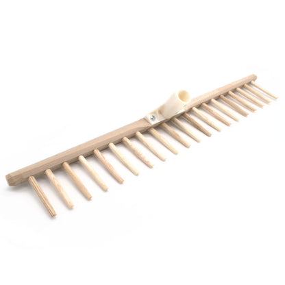 Heurechenhaupt mit Holzzinken |  67 cm Rechenhaupt mit 20 Zinken
