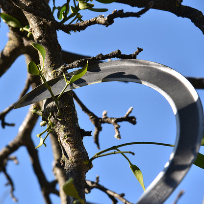 Mondsichel 'Krafts' - handgeschmiedete Sichel rechtshänder 14 cm Eschenstiel