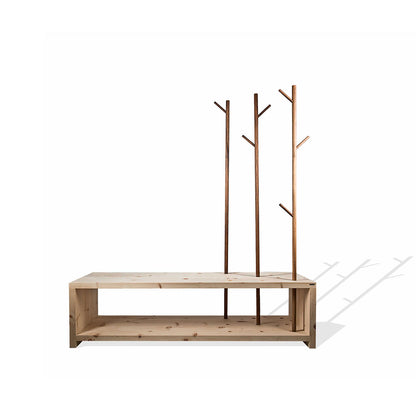 Garderobe 'MyStyle' - im Cross Country Style fichtegewachst 3cm_Staerke 150x50x45