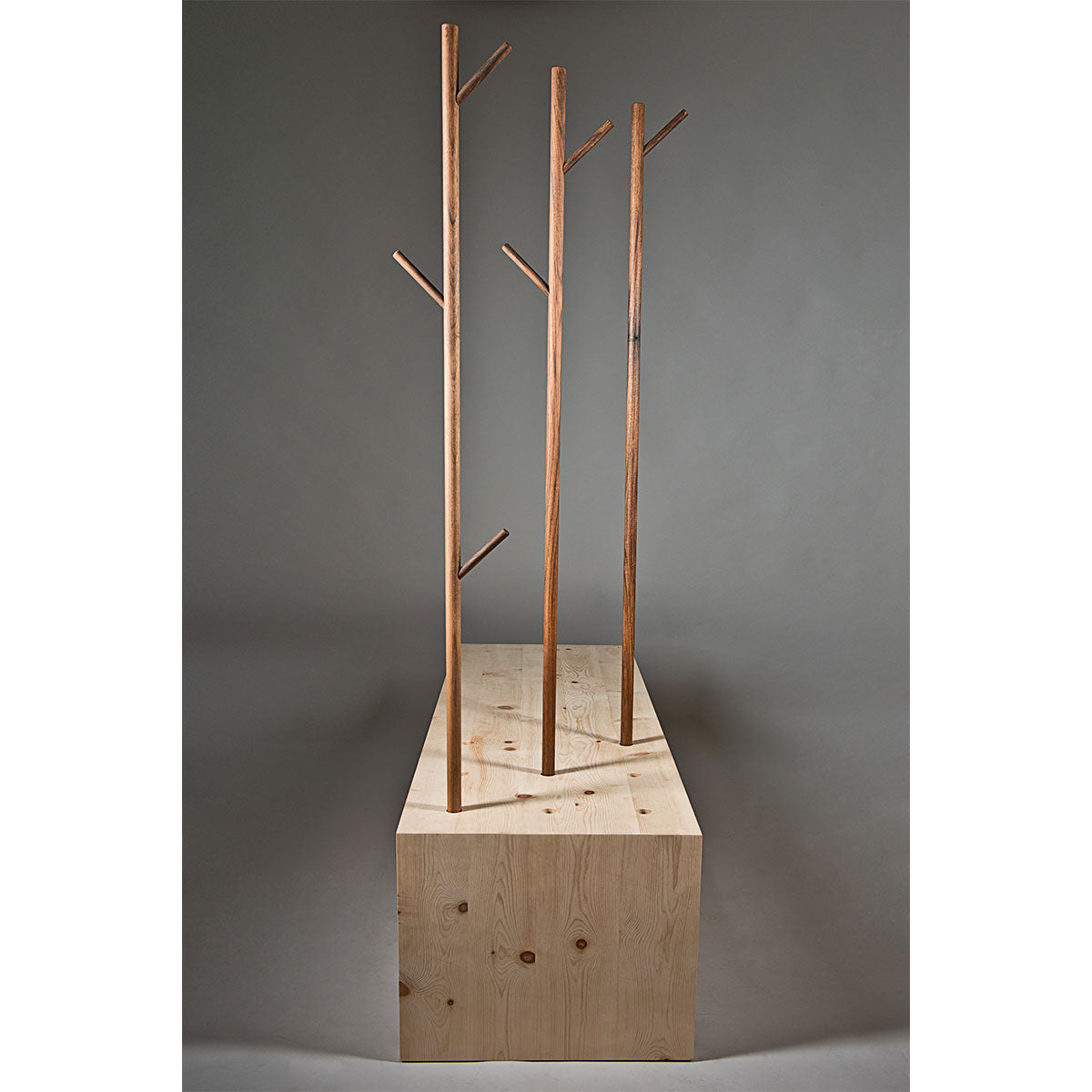 Garderobe 'MyStyle' - im Cross Country Style fichtegewachst 3cm_Staerke 150x50x45