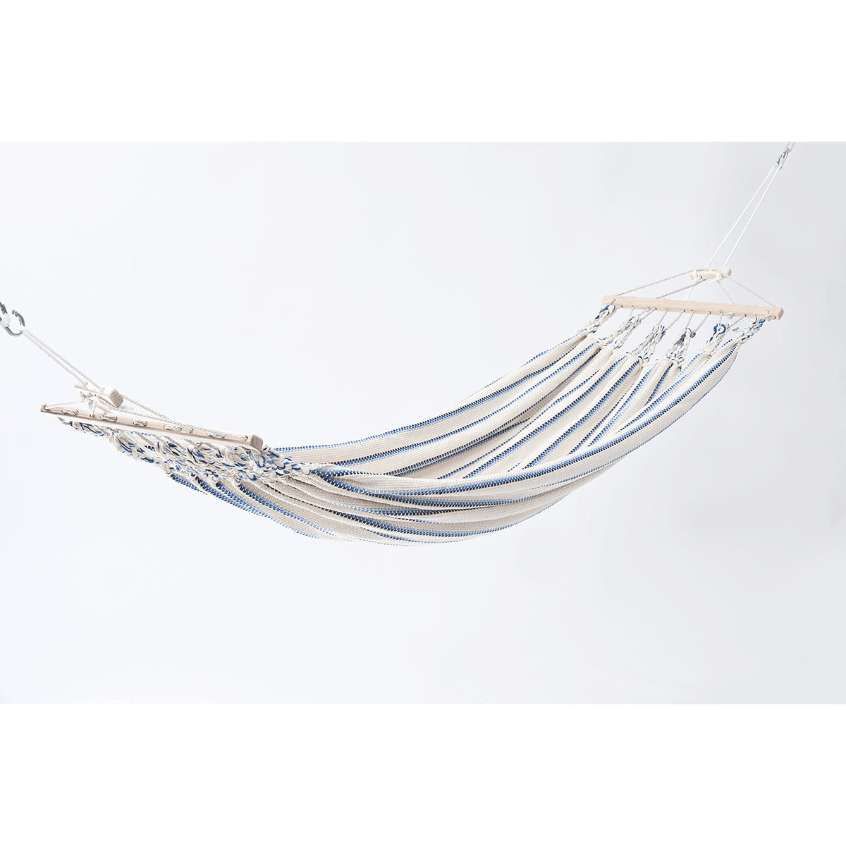 Einzelhängematte 'Relax' I weiß-uni 06 | L 300 x B 130 cm | 100% Baumwollgewebe