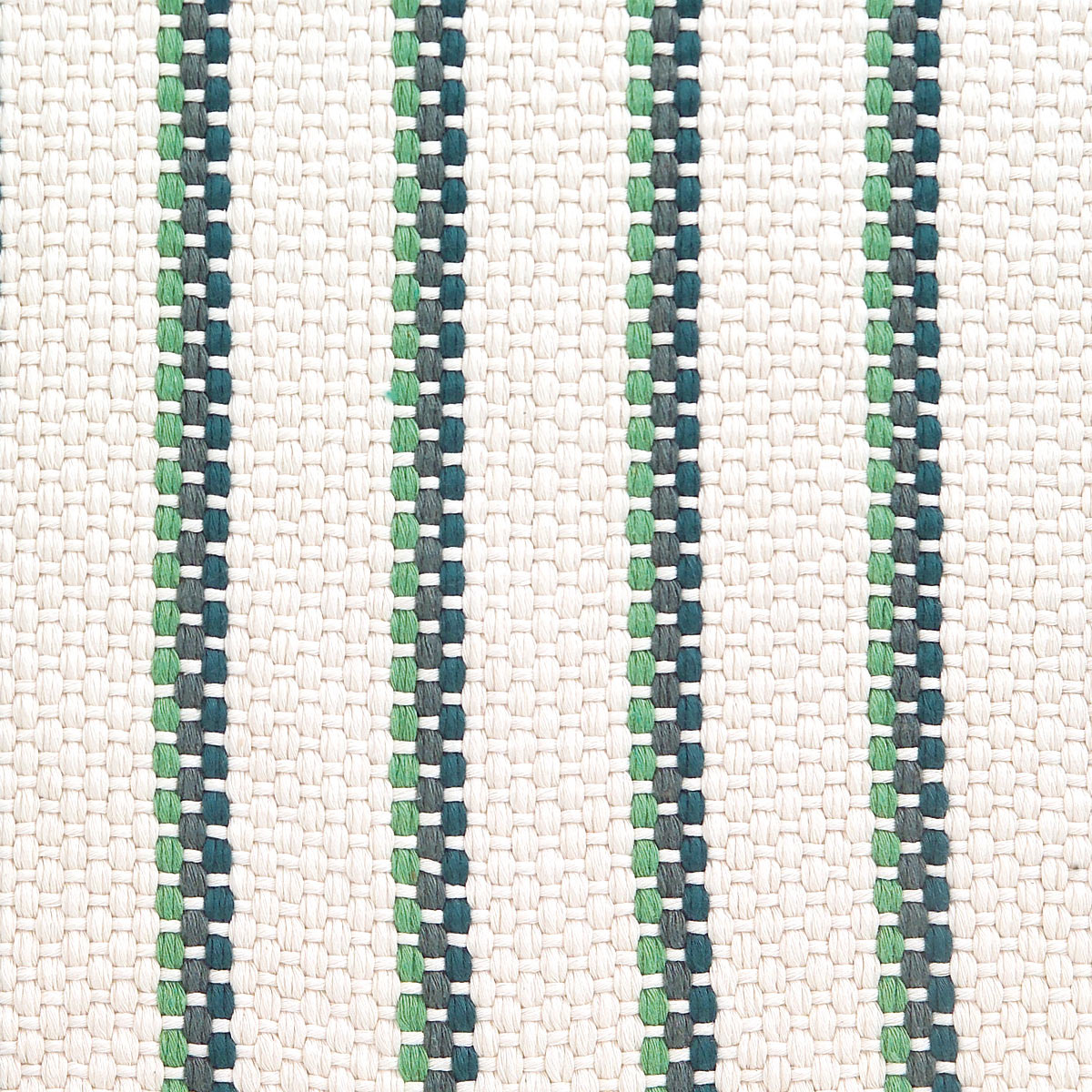Doppelhängematte 'Relax Duo' - aus Baumwollgewebe weiß_grün 350x190