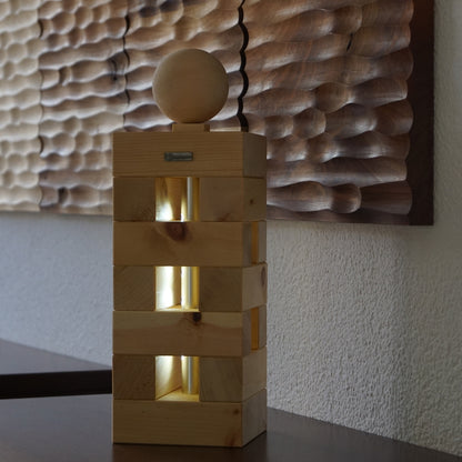Zirbenlampe - 'Soft & Ambient'  | 36x12x12 cm | handgemacht in Tirol