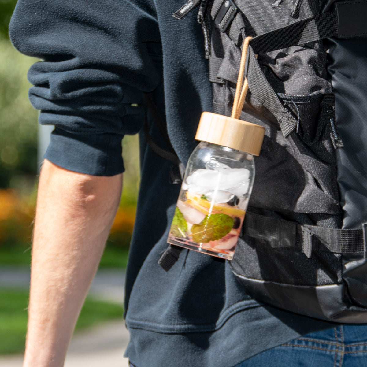 Nachhaltig und stylisch I TO GO Trinkflasche (400ml)