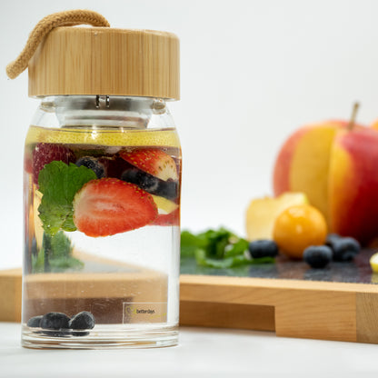 Nachhaltig und stylisch I TO GO Trinkflasche (400ml)