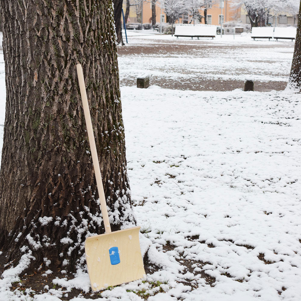 Schneeschieber/Schneeschaufel für Kinder | Stiellänge: 70 cm | Blattbreite: 24 cm | ab 6 Jahren