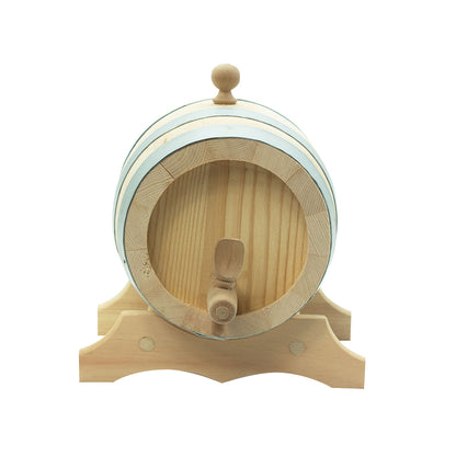 Hochwertiges Holzfass aus massiver Zirbe 1L