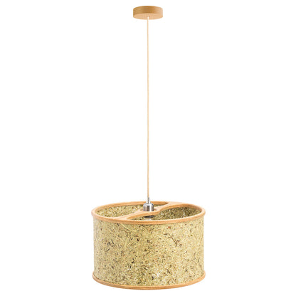 HÄNGELEUCHTE durchmesser 45 CM EICHE  HEU PUR