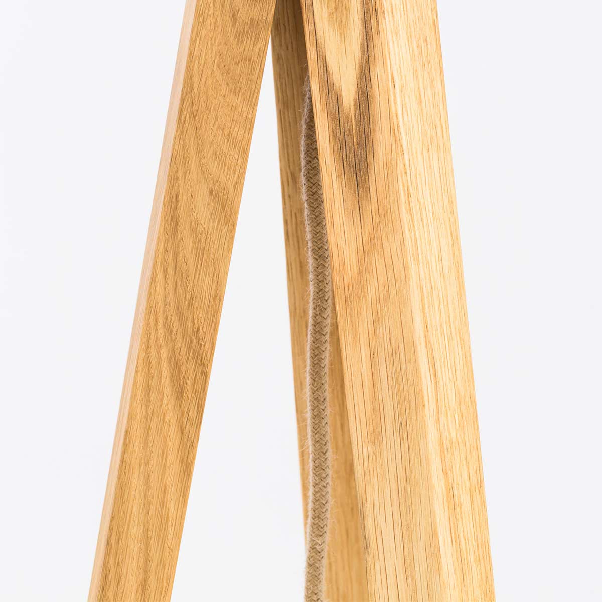 STEHLEUCHTE durchmesser 45 CM EICHE HEU PUR