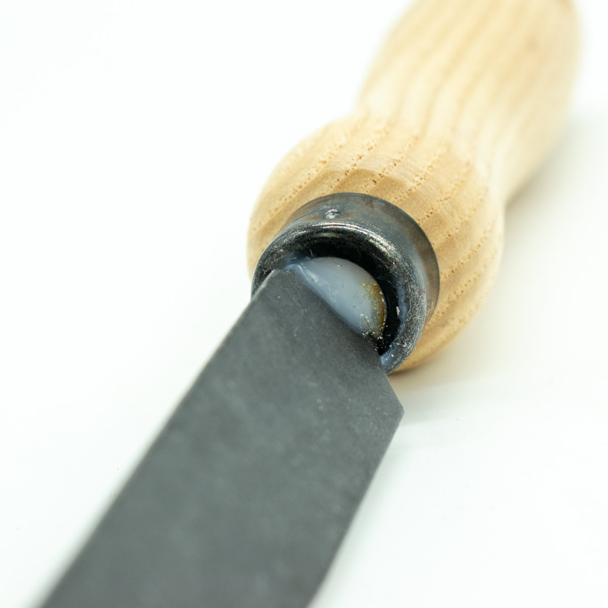 Handliches Gartenmesser inkl. gratis Schleifstein | mit stabilem Eschengriff 13 cm | Made in Germany