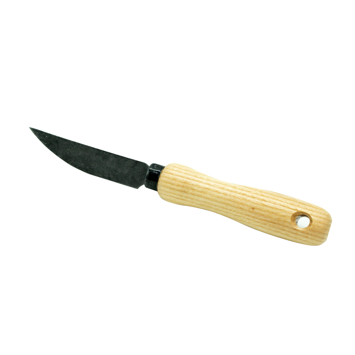 Handliches Gartenmesser inkl. gratis Schleifstein | mit stabilem Eschengriff 13 cm | Made in Germany
