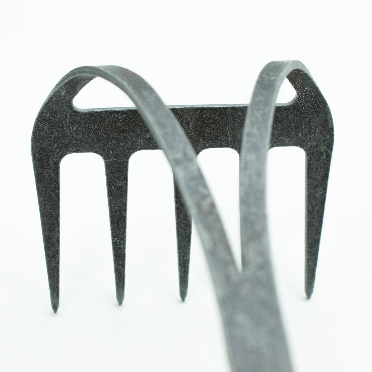 Geschmiedeter Handrechen mit 5 Zinken | ergonomischem Eschenholzgriff | Made in Germany
