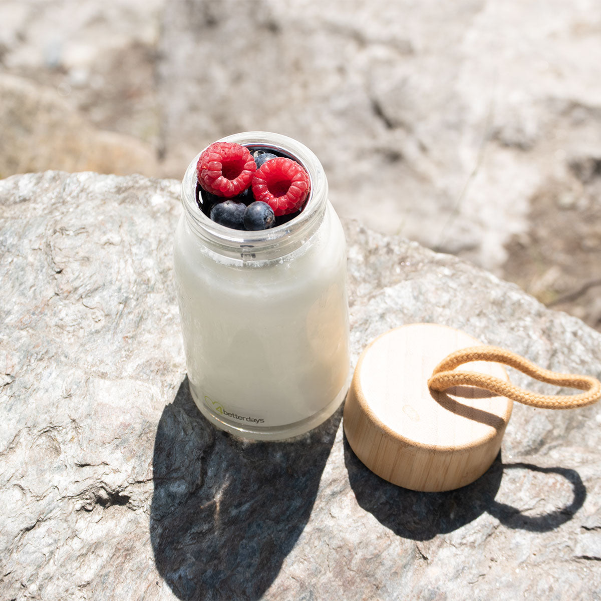 Nachhaltig und stylisch I TO GO Trinkflasche (400ml)