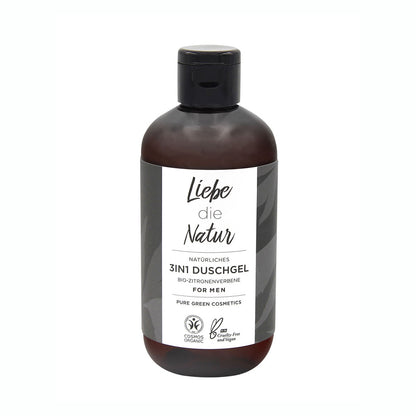 Natürliches Duschgel Zitronenmelisse 250 ml 'Liebe die Natur' - gefertigt in Österreich