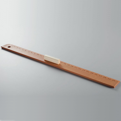 Lineal aus edlem Holz - 'Ruler' kirsche 20 cm