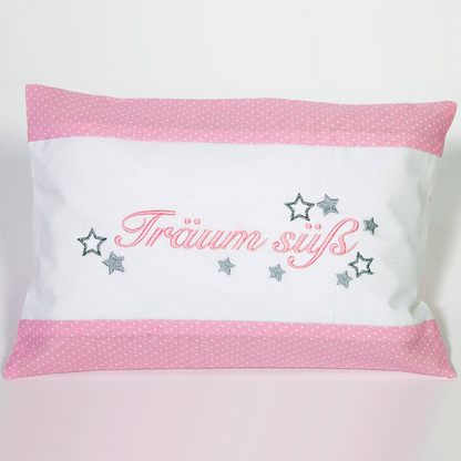 Schlaf-Gut Kissen - 'Träum Süß' rosa