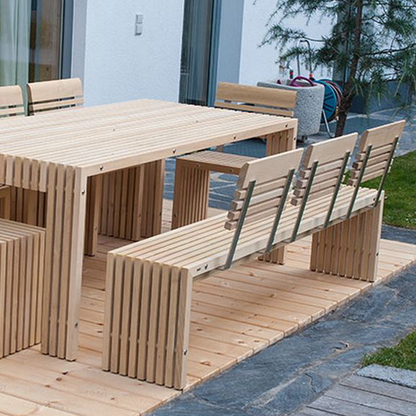 Hochwertige Bank aus Akazie 'Green' 170x35x46 akazie_roh
